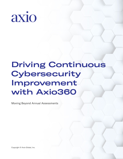 Moving To A Risk Based Model In Cybersecurity Management | Axio