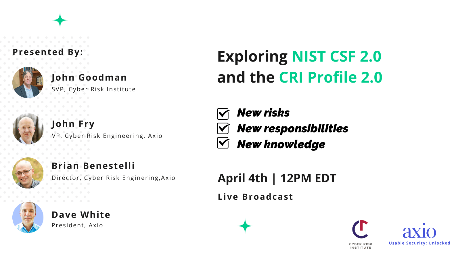 NIST CSF 2.0 and the CRI Profile 2.0 for Financial Institutions